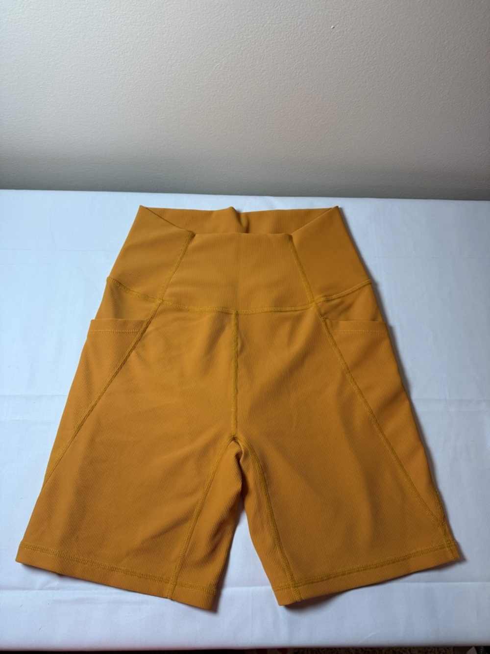 Wilo Mustard Women’s Active Shorts
